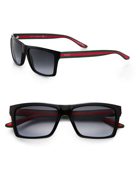 mens black gucci shades|gucci sunglasses men 2022.